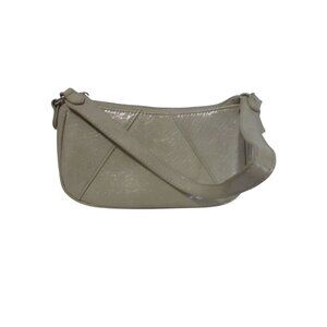 *Bershka Beige Reptile Satchel Bag-guette Design Bag